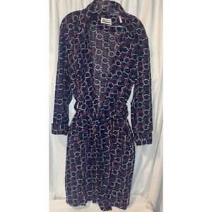 Vintage Kentfield Robe Unique Design OneSize red white &Blue